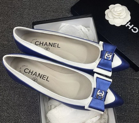 CHANEL Shallow mouth flat shoes Women--141